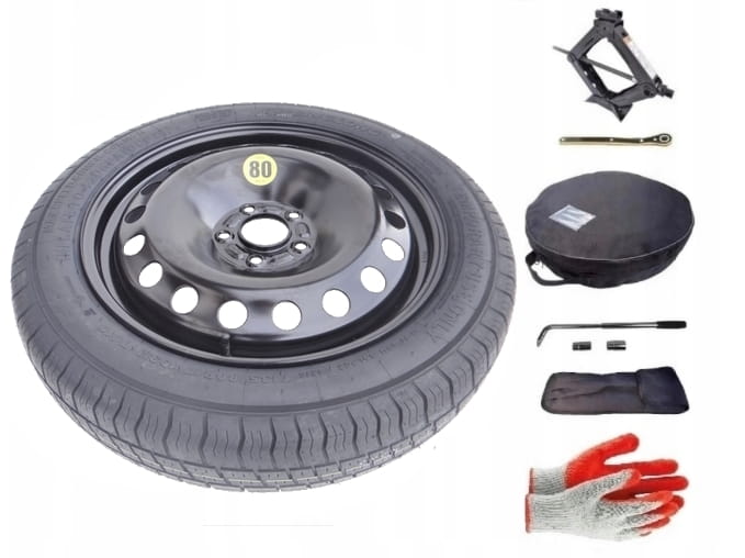 Spare wheel + set with cover Ford Kuga I (2008-2012) - 17 inches