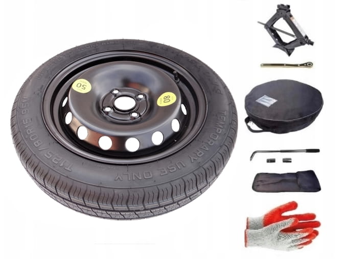 Spare wheel + set with cover Honda City III (2002-2008) - 15 inches