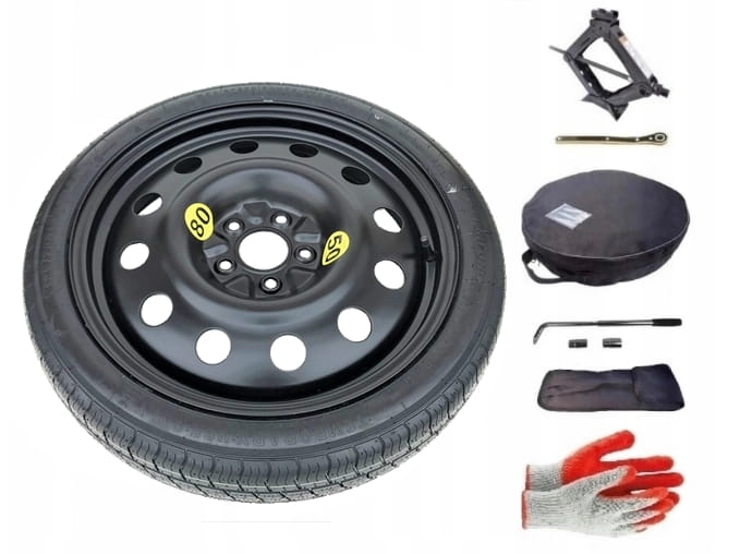 Spare wheel + set with cover Honda Civic IX Type-R (2012-2017) - 18 inches