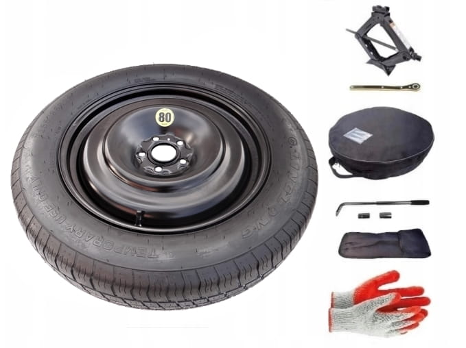 Spare wheel + set with cover Jaguar E-Pace I (2018-present) - 155/85R18