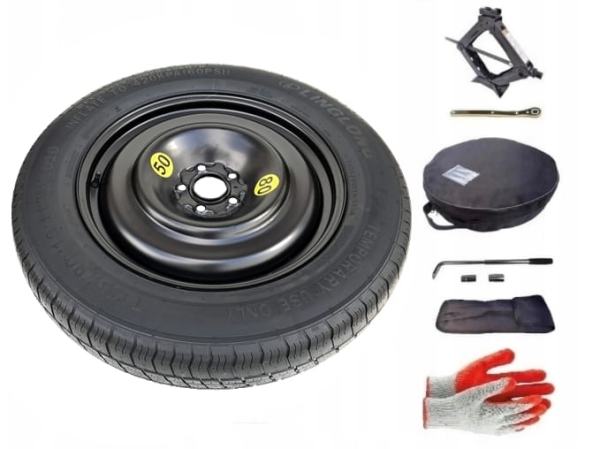 Spare wheel + cover set Jaguar F-Pace I (2016-present) - 18 inches