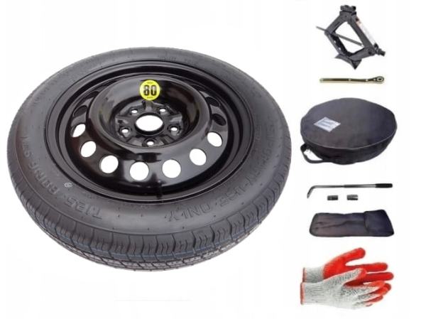 Spare wheel + set with cover Kia Pro Ceed II (2013-2018) - 125/80R16