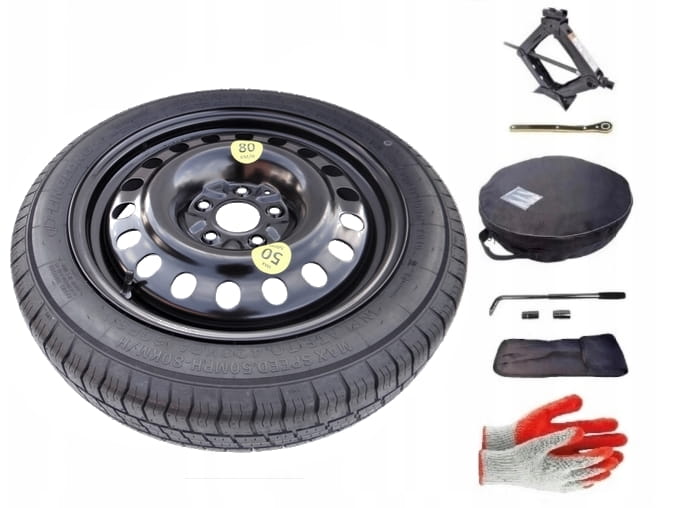 Spare wheel + set with cover Kia Stinger I (2017-present) - 17 inches