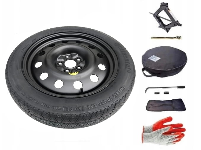 Spare wheel + set with cover Kia Stinger I (2017-present) - 18 inches