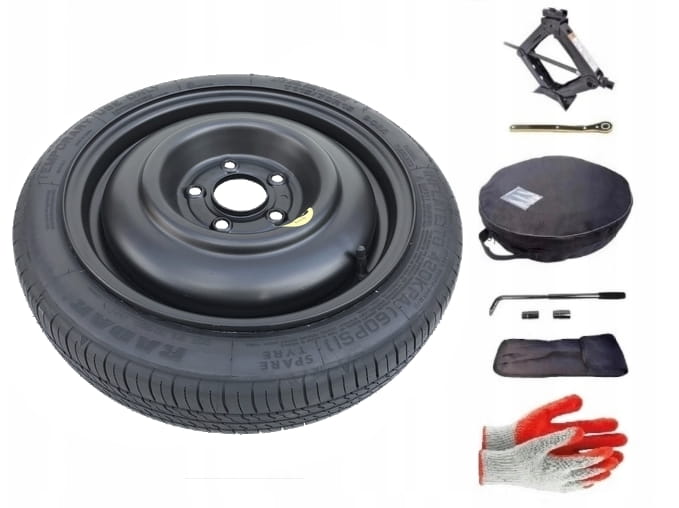 Spare wheel + set with cover Mazda 3 I (2003-2009) - 15 inches