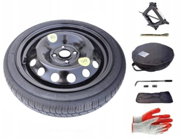 Spare wheel + set with cover Nissan Micra IV (2011-2016) - 16 inches