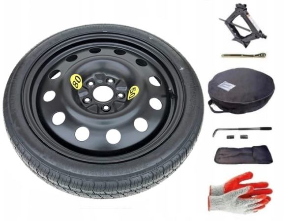 Spare wheel + set with cover Nissan Qashqai +2 I (2009 - 2013) - 18 inches