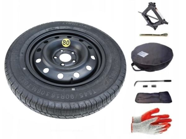 Spare wheel + set with cover Opel Antara A (2006-2017) - 145/90R16