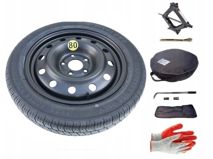 Spare wheel + set with cover Opel Zafira C (2011-2019) - 16 inches