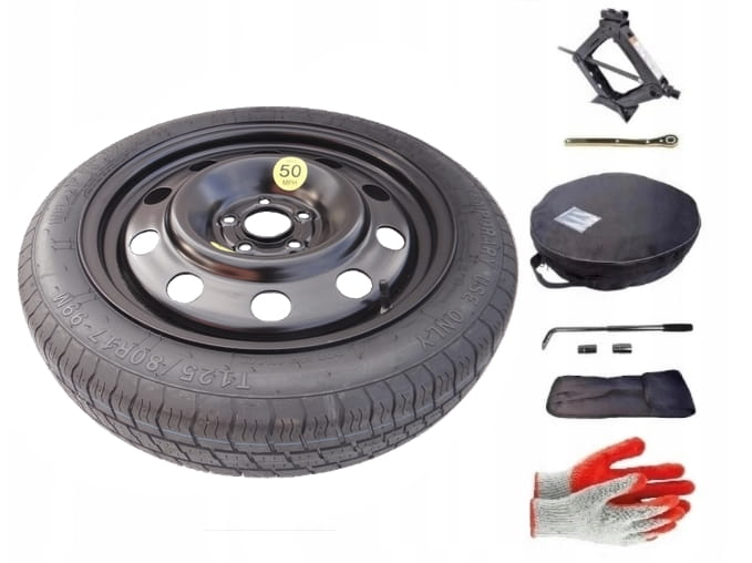 Spare wheel + set with cover Peugeot Partner III (2018-present) - 17 inches