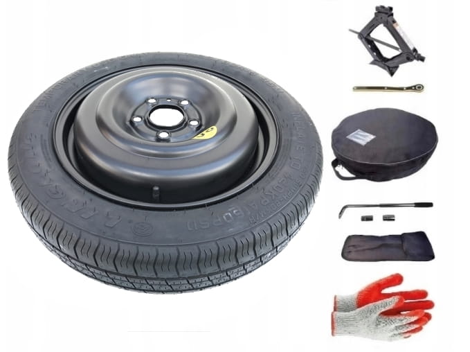 Spare wheel + set with cover Renault Kangoo II 5x108 (2008-2021) - 15 inches