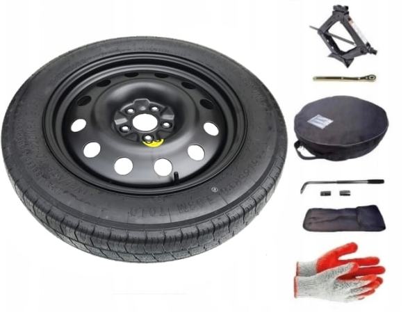Spare wheel + set with cover Renault Koleos II (2016-present) - 18 inches