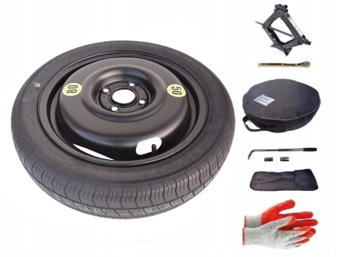 Spare wheel + set with cover Seat Mii I (2011-present) - 15 inches