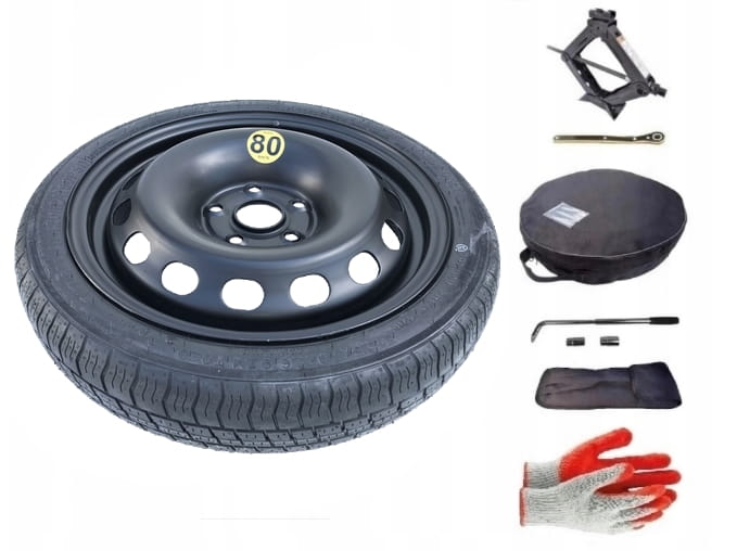 Spare wheel + set with cover Seat Toledo III (2004-2009) - 16 inches