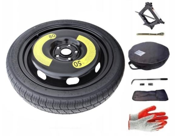 Spare wheel + set with cover Skoda Superb I (2002-2008) - 125/70R18