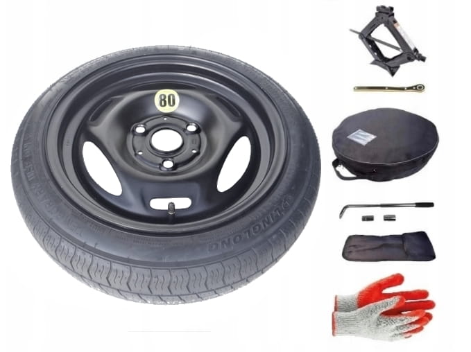 Space-saver wheel + set with cover Smart Fortwo II (2007-2013) - 15 inches