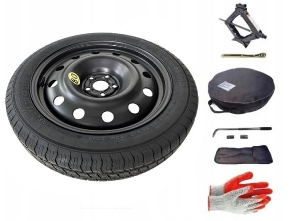 Spare wheel + set with cover Subaru Outback III (2003-2009) - 17 inches