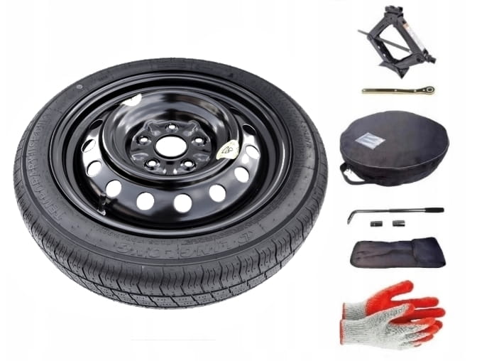 Spare wheel + set with cover Suzuki Swift Sport II (2007-2010) - 16 inches
