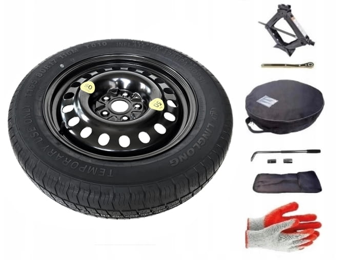 Spare wheel + set with cover Toyota RAV4 IV (2013-2019) - 165/80R17