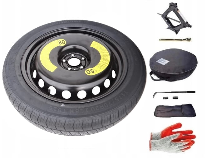 Spare wheel + cover set Toyota Highlander IV (2020-present) - 20 inches