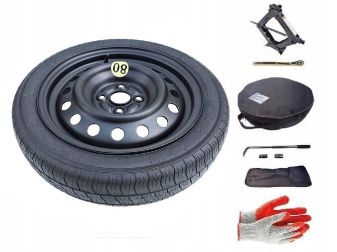 Spare wheel + set with cover Toyota Yaris III (2011-2020) - 15 inches