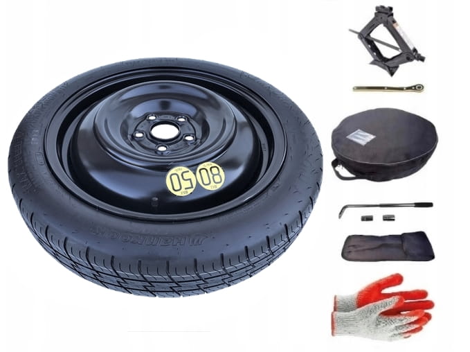 Spare wheel + set with cover Toyota Yaris III (2020-present) - 16 inches