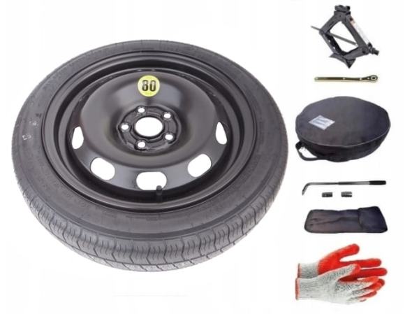 Spare wheel + set with cover new Volkswagen Golf IV (1997-2006) - 15 inches