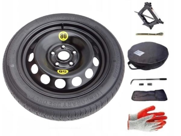Spare wheel + set with cover Volkswagen Golf VIII (2019-present) - 125/70R16