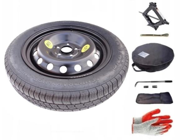 Spare wheel + set with cover Volkswagen Taigo I (2021-present) - 16 inches
