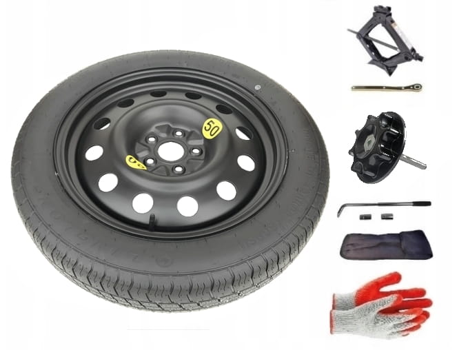Spare wheel + set with mounting bolt Renault Kadjar I (2015-present) - 18 inches