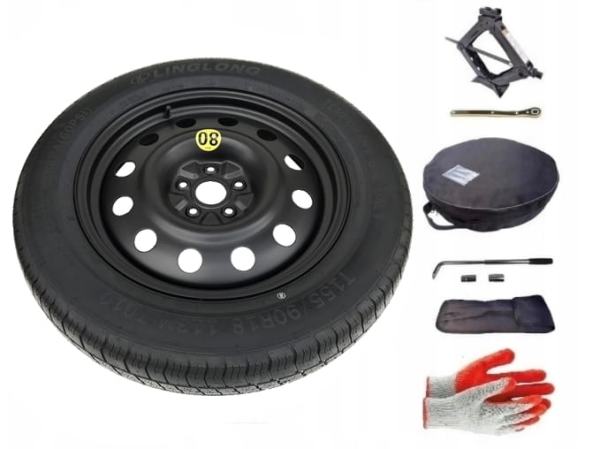 Space-saver wheel + set with cover Mazda CX-60 I (2020-present) - 18 inches