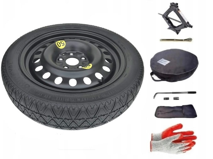 Spare wheel + set with cover Renault Laguna III (2007-2015) - 17 inches