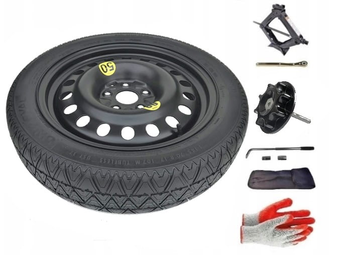 Spare wheel + set with screw Renault Laguna III (2007-2015) - 17 inches
