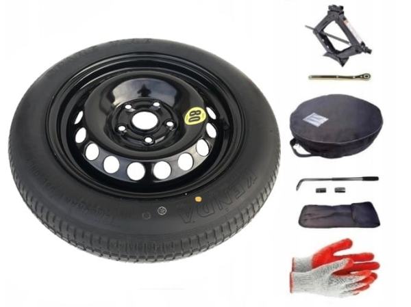 Spare wheel + set with cover Volkswagen Golf VIII (2019-present) - 15 inches