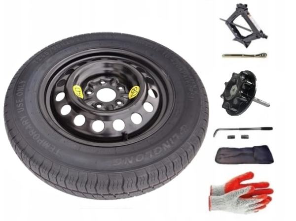 Space-saver wheel + set with screw Hyundai Kona II (2023-present) - 16 inches