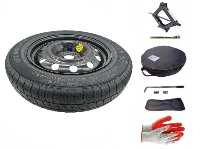 Spare wheel + set with cover Mercedes M W164 (2005-2011) - 155/90R18