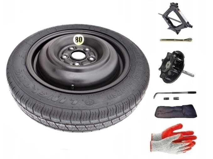 Space-saver wheel + set with mounting bolt Suzuki SX4 I (2006-2015) - 15 inches