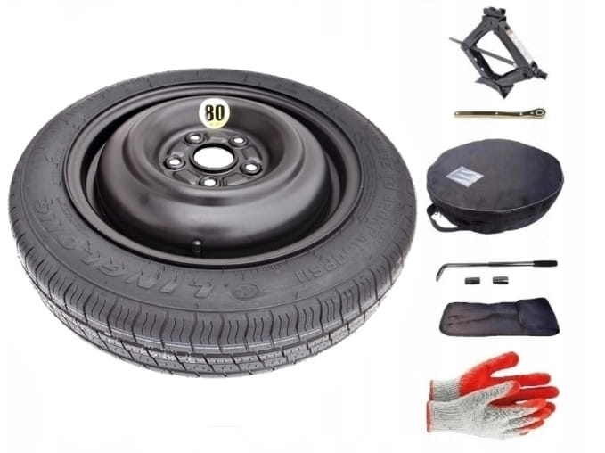 Spare wheel + set with cover Toyota Auris I (2006-2012) - 15 inches