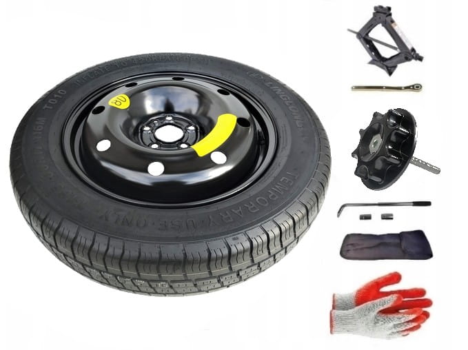 Spare wheel + set with mounting bolt Jeep Compas II (2017-present) - 17 inches