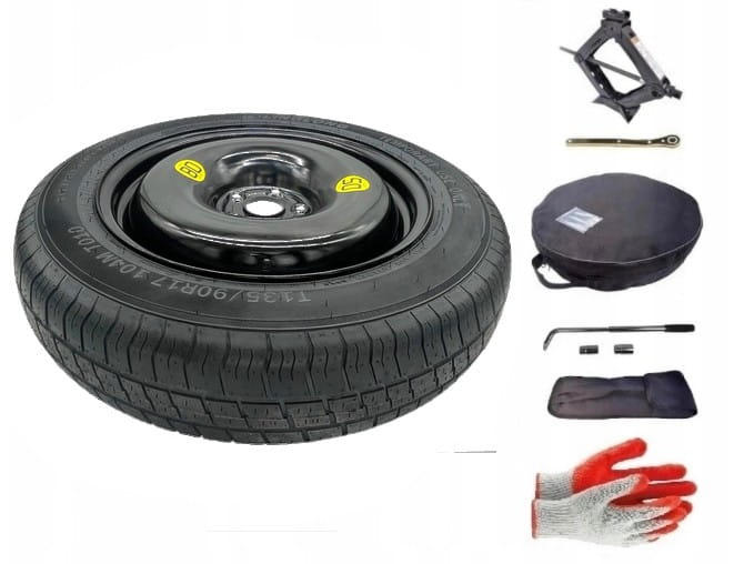 Spare wheel + set with cover Audi Q3 I (2011-2018) - 17 inches