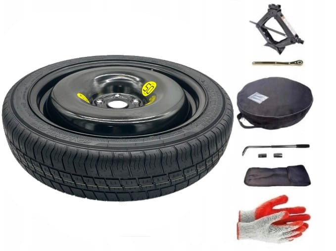 Spare wheel + set with cover Volkswagen Touran I (2003-2015) - 17 inches