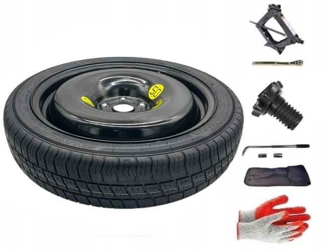 Spare wheel + set with mounting screw Volkswagen Touran I (2003-2015) - 17 inches