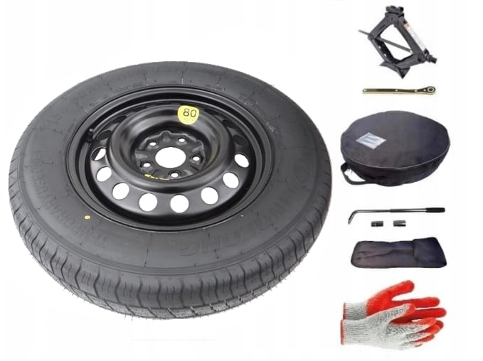 Spare wheel + set with cover Jeep Patriot I (2007-2017) - 16 inches