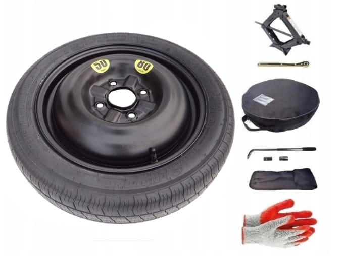 Spare wheel + set with cover Kia Cerato I (2003-2008) - 15 inches