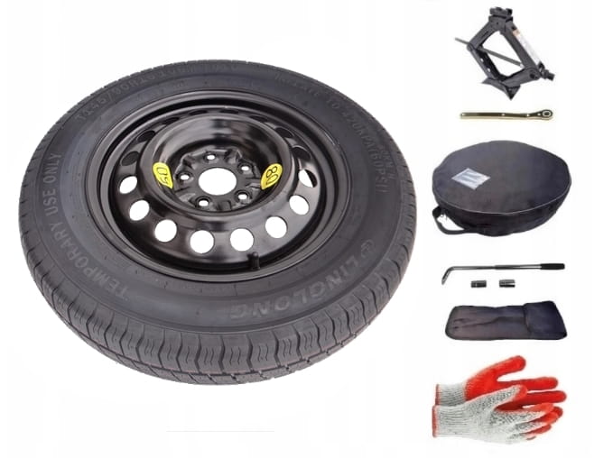 Spare wheel + set with cover Kia Sportage I (1994-2006) - 16 inches