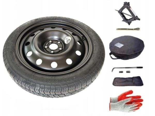 Spare wheel + set with cover Lancia Phedra I (2002-2010) - 17 inches