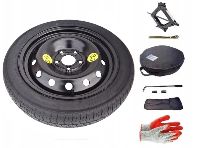 Spare wheel + set with cover Mercedes A Class W168 (1997-2004) - 16 inches