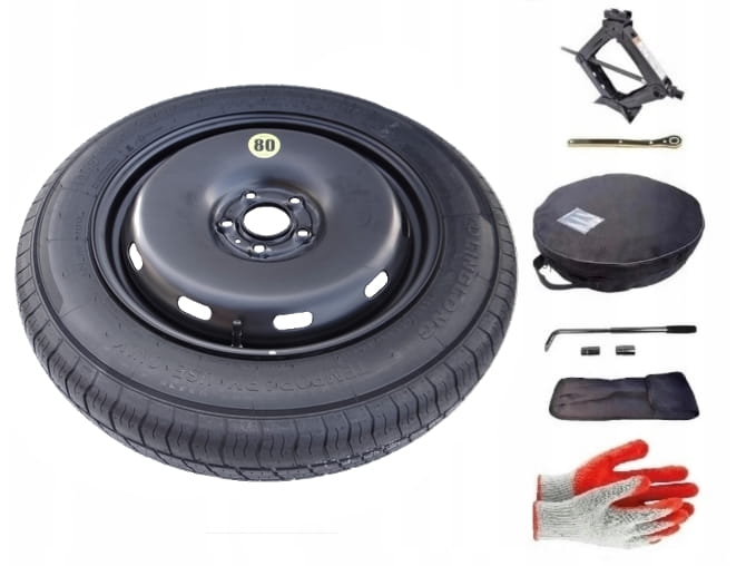 Spare wheel + set with cover Mercedes EQV I (2020-present) - 17 inches