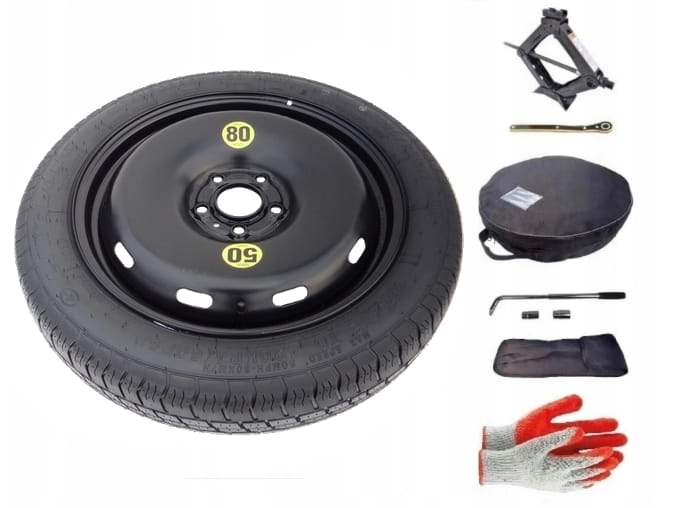 Space-saver wheel + set with cover MG ZS EV I (2019-2022) - 17 inches