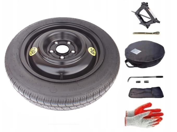 Spare wheel + set with cover Nissan Almera Tino I (2000-2006) - 15 inches
